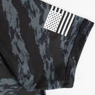 Flag on sleeve of Ladies camo rashguard